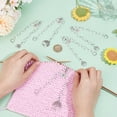 thumbnail image 3 of 5Pcs Acrylic Number Knitting Row Counter Chains and 5pcs Alloy Tree of Life Charm Locking Stitch Markers with Lobster Claw Clasps for DIY, 3 of 6