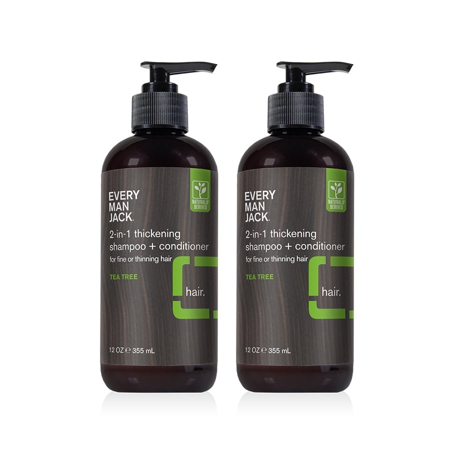 Every Man Jack Thickening Tea Tree 2in1 Shampoo and Conditioner for