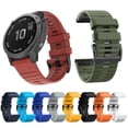 thumbnail image 5 of 22mm Silicone Quick Release Watch Strap Band Compatible Garmin Fenix 6 5, 5 of 5