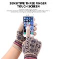 thumbnail image 5 of Winter Beanie Hat Scarf Set Women Slouchy Scarf Warm Knitted Hat For OutdoorRed, 5 of 5