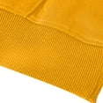 thumbnail image 5 of UAMVSH Men Plus Size Long Sleeve Hooded Sweatshirts Loose Fit Drawstring Hoodie with Pockets Basic Plain Pullover Tops(5X-Large,Yellow), 5 of 6