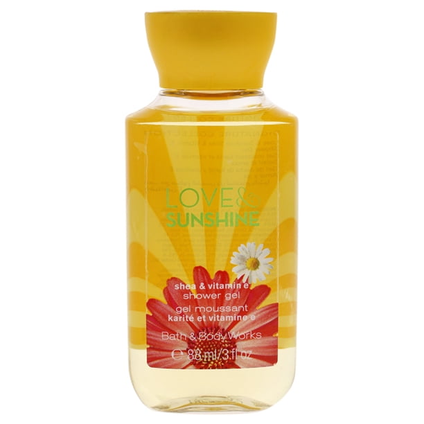 Love and Sunshine by Bath and Body Works for Women 3 oz Shower Gel