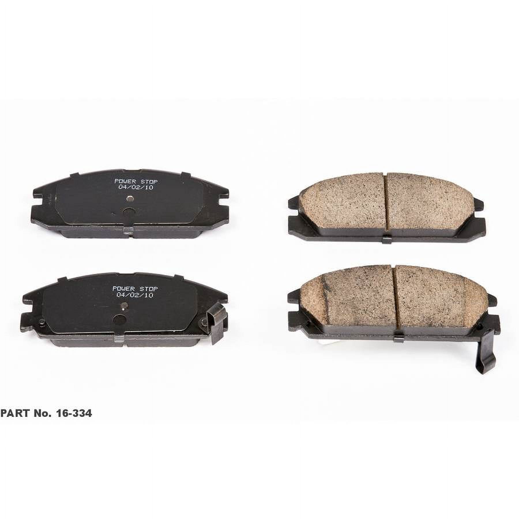 Power Stop Front Z16 Evolution Ceramic Brake Pads 16-334