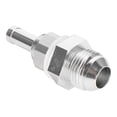 thumbnail image 2 of Quick AN8 3/8 Flare Bulkhead Hose Barb Aluminum Alloy Universal Fuel Tank Fitting, 2 of 7