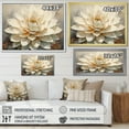thumbnail image 4 of Designart "Gentle Beige Succulent" Succulent Floater Framed Canvas Prints, 4 of 5
