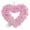 B, variant on Heart Shaped Rose Floral Wreath Artificial Garland Artificial Floral Garland for Front Door, Wall, Home, Wedding, Valentine‘s Day, Anniversary Party Decoration
