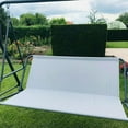 thumbnail image 6 of Outdoor 600D Oxford cloth swing seat cover Garden courtyard swing cover Waterproof and dustproof protective cover 600D：127*50*50cm Gray, 6 of 7