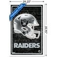 thumbnail image 3 of NFL Las Vegas Raiders - Neon Helmet 23 Wall Poster, 22.375" x 34" Framed, 3 of 5