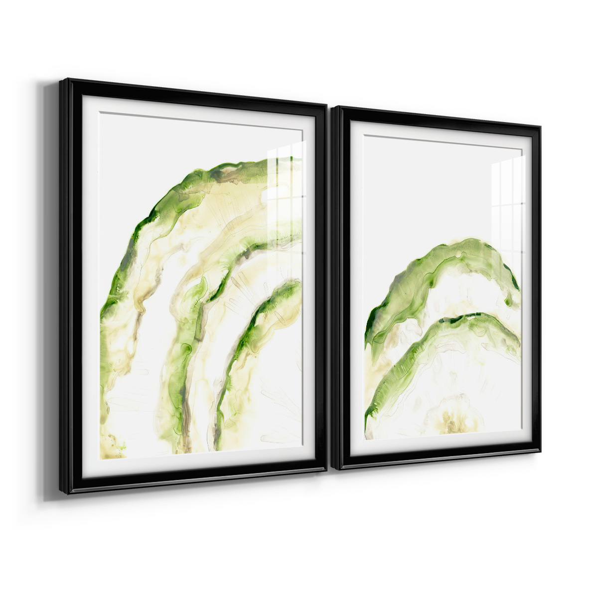 Wexford Home Lichen Halo I Premium Framed Print, 26.5" x 36.5" - Ready to Hang, Black (Set of 2)
