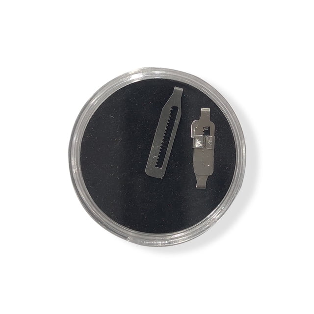 Enderezadora de uñas encarnadas Seitruly de acero inoxidable 17-20mm Clip de pedicura estirable portátil
