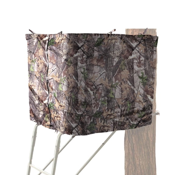 Hunting Tree Stand Blinds- Treestand Camo Blind Cover- Hunting Camouflage Ground Blind with Zipper for Deer, Turkey Hunting