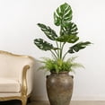 thumbnail image 6 of NWOKYZGH 1Pc Fake Plants Tall Artificial Faux Plants Indoor for Home Decor Tropical Artificial Palm Tree, Banana Leaves Tree, Monstera, Taro Leaves for office Outdoor, 6 of 6