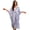 Abstract Glassed Purple, variant on Leopard Print Women's Beach Cover Up Summer Kaftan V-Neck Loungewear Plus Size Swimsuit Coverup Batwing Sleeve Maxi Beach Dress Resort Wear