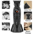 thumbnail image 5 of KM-1743 Professional Hair Clippers for Men, Cordless Beard Trimmer, Electric T-Blade Zero Gap Hair Trimmer, USB Rechargeable with 4 Guide Combs, 5 of 9