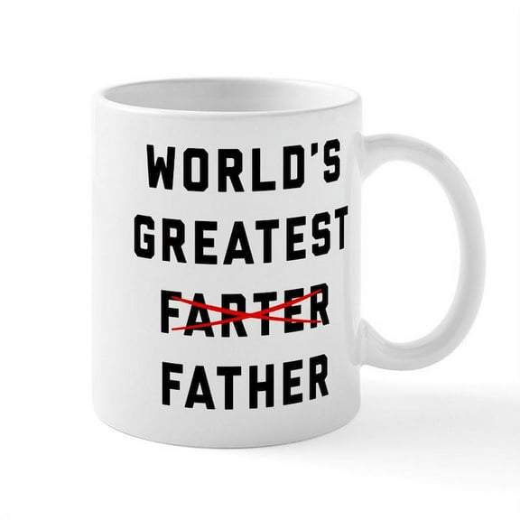 CafePress - World's Greatest Farter - 11 oz Ceramic Mug - Novelty Coffee Tea Cup