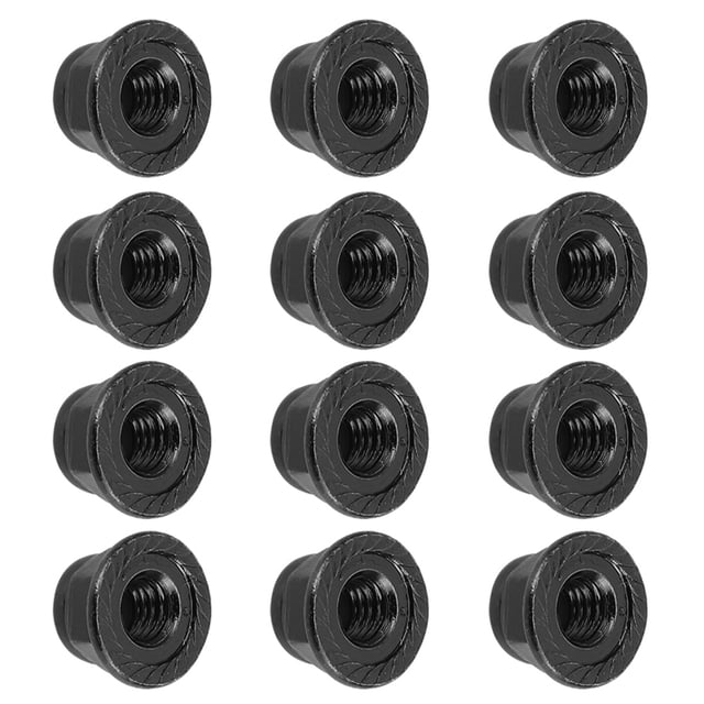 12PCS NonSlip Tire 4mm Lock Nut Metal Material Lightweight Corrosion Resistance Durable RC Car Accessory Axial SCX10 1/10 RC Model Car