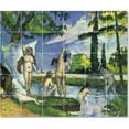 thumbnail image 1 of Ceramic Tile Mural-Paul Cezanne Nudes Tile Mural Contemporary Remodeling. 36" w x 30" h using (30) 6 x 6 ceramic tiles, 1 of 3
