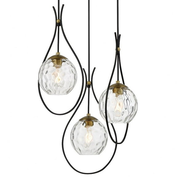 1533-726-Minka Lavery-Cody - 3 Light Pan Pendant-24 Inches Tall and 19 Inches Wide