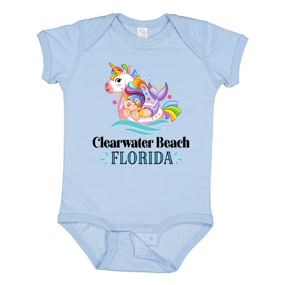 Inktastic Clearwater Beach Florida Girls Baby Bodysuit