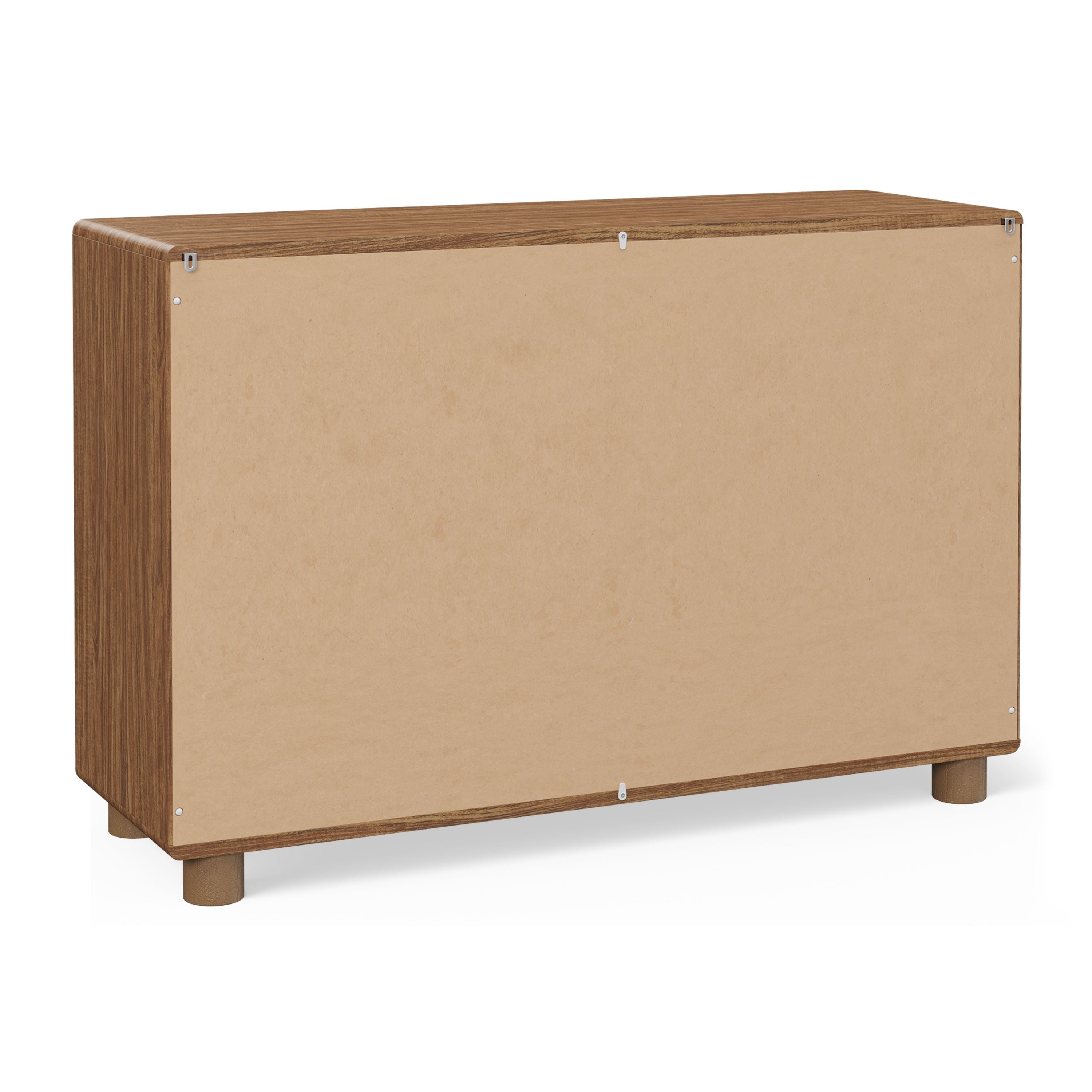 Mainstays Kids 6 Drawer Dresser, Warm Walnut