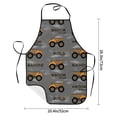 thumbnail image 2 of Disketp Construction Machines Kitchen Apron with adjustable Aprons for Women with Pockets Cooking Powder Pink Apron, 2 of 7
