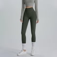 thumbnail image 4 of Women's Athletic High Waisted Leggings - Tummy Control Stretchy Workout Yoga Pants Full Length Running Gym Tights, 4 of 5
