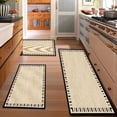 thumbnail image 2 of Farmhouse Kitchen Rugs Set 3 Piece, Boho Kitchen Mats for Floor, Non-Slip Kitchen Rug Waterproof Mats for Kitchen, Runner Rugs for Hallway Laundry Holiday Sink Decor, 2 of 12