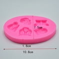 thumbnail image 2 of NICEXMAS Cake Decorating Tools Set Silicone Fondant Mould for Christmas Santa Claus Hat 1Set, 2 of 8