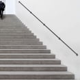 thumbnail image 3 of 4Pcs 14FT Industrial Black Pipe Stair Handrail Staircase Handrail Wall Mount, 3 of 18