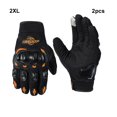 thumbnail image 4 of Shengyu Polyester Protective Bike Gloves With Adjustable Strap For Secure Fit • Firm Grip With Rough orange 2XL, 4 of 6