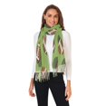 thumbnail image 2 of FORMRS Womens Scarf Winter Soft Long Big Warm Shawls Wrap Tassel Scarves, Game Day Footballs, 2 of 9