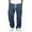 Navy, variant on qucoqpe Men's Waffle Knit Cargo Sweatpants Solid Color Stretch Elastic Drawstring Waist Jogger Pants Fall Winter Casual Trousers