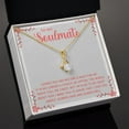 thumbnail image 3 of To My Soulmate Loving You Has Become a Must Alluring Ribbon Necklace Message Card, 3 of 7