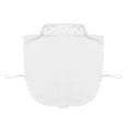 thumbnail image 4 of Wrapables® Daisy Doily Lace Collar Half Shirt, White, 4 of 6