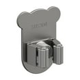 thumbnail image 2 of 304 Stainless Steel Mop Holder Wall Mount No Drill Adhesive Broom Clamp Organizer with Silicone Roller Strong Grip Bathroom Storage Solution, 2 of 5