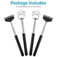 thumbnail image 3 of Dsseng 4pcs Extendable Back Scratchers  Telescoping Back Scratchers  Self-Helping Massager, 3 of 8