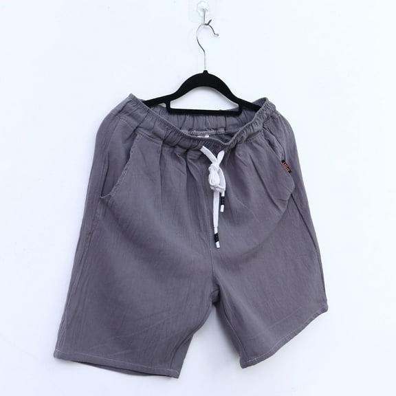 LULULION 1Pack Mens Work Out Shorts Grey Comfortable Use