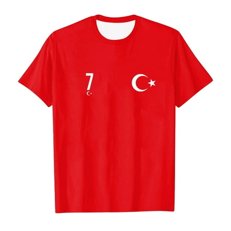 

Custom T Shirts Toddler Soprt Boys Girls Turkey Sport Prints Short Sleeve T Shirt Tops Clothes Comfort Colors Tshirt(Color:Red Size:11-12 Years)