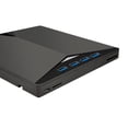 thumbnail image 3 of Unidad de CD DVD Externa Disfrute USB 3.0 Portátil Grabadora Lector para SD Puertos TF Negro, 3 of 11