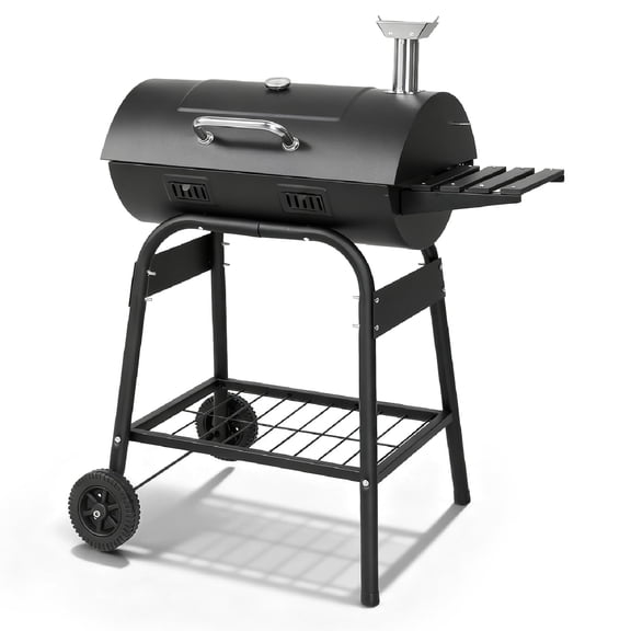 Ktaxon BBQ Grill Outdoor Charcoal Grill Offset Smoker for Patio Backyard
