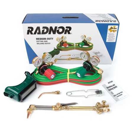 RADNOR RAD64003006 Medium Duty Outfit, Acetylene
