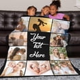 thumbnail image 5 of Custom Aunt Blanket, Gift for Aunt Mothers Day Customized Blankets with Photos, Birthday Gifts for Aunt, Best Aunt Ever Personalized Flannel Blanket with Photos Blankets, 5 of 5