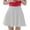 White, variant on RUTAYY Women Candy Color Temperament Fashion Of The Classic All Matching Skirt Solid Color Flowy Swing Pleated Beach Skirts