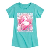 Wicked - Glinda Portrait - Girls Toddler and Youth Fitted Short Sleeve Graphic Tee