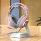 thumbnail image 3 of Ajust Cable de juego Ajazz Auriculares Estéreo Auriculares Estéreo Cancelación de ruido Suministro Portátil PVC Diadema Auricular Para PC Pink Pink 3.5mm Sweethay EL005313-01B, 3 of 7