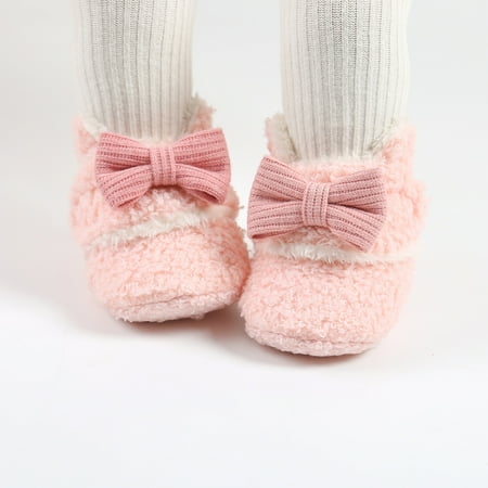 

Hunpta Toddler Shoes Baby Girls Boys Soft Booties Snow Boots Warm Shoes Infant Toddler Warming Prewalker First Walkers Shoes