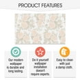 thumbnail image 5 of SUSSEXHOME 177.59 Square Feet Vinyl–Kaemplex Removable Wallpaper - Waterproof, Strippable, Light Resistance & Cleanable Wall Paper Roll-Vision Collection-Roses, 5 of 5