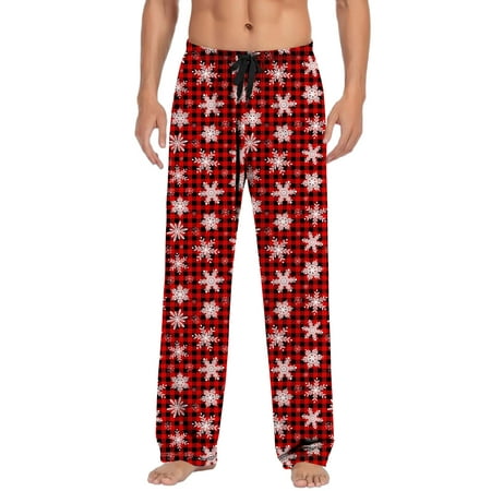 Pants For Men Stretch Christmas Pajama Drawstring And Pockets Christmas Gift