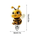thumbnail image 3 of Kadlawus Under $5 ! Bee Garden Stake Outdoor Yard Decoration Metal Insect Figurine For Lawn Flower Bed Patio Decor Whimsical Accent Piece, 3 of 5