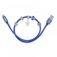 thumbnail image 1 of Lighten to Usb Charging Cable Mobile Phone Cables Leather Braided, 1 of 7